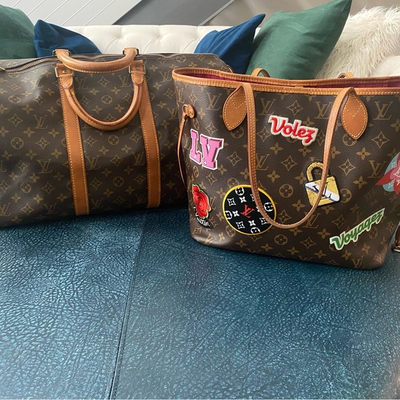 Louis Vuitton Neverfull MM Monogram Canvas Patches - Picture 7 of 7